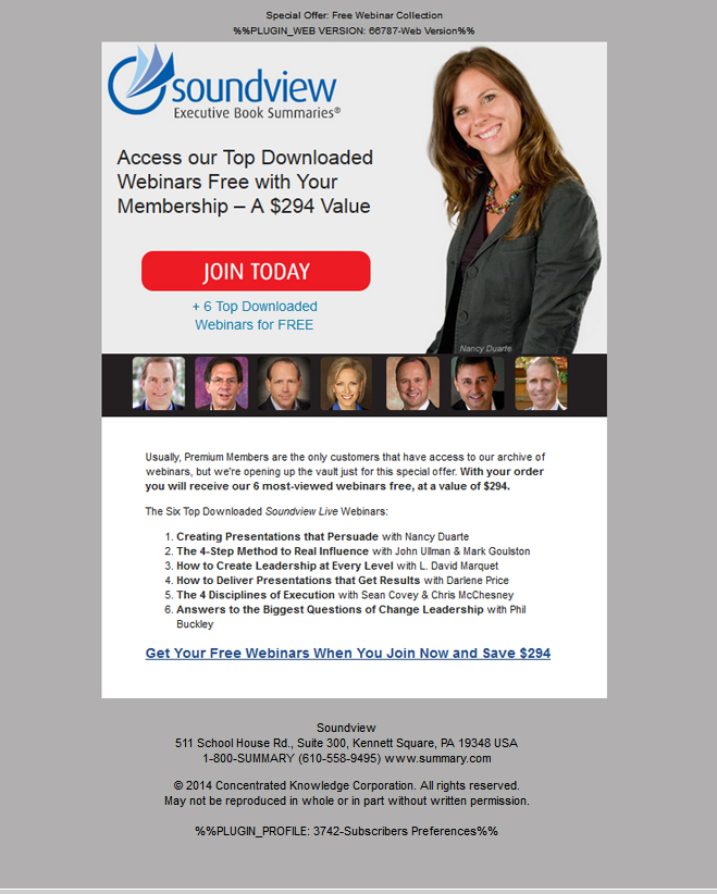 Free Webinar Collection